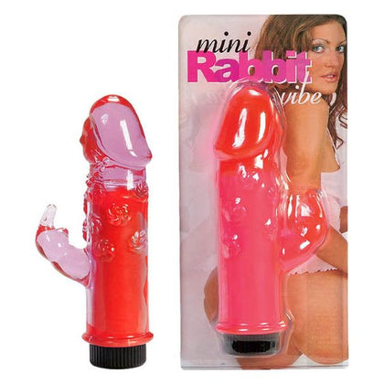 Introducing the PleasurePal Mini Rabbit Vibe - Hot Pink 12.7 cm (5'') Vibrator with Rabbit Clit Stimulator
