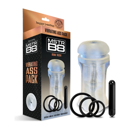 MSTR B8 Vibrating Ass Pack - Bum Rush Five PC Kit (Male, Anal Pleasure, Black)