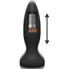 A-Play Thrust Adventurous Rechargeable Silicone Anal Plug With Remote - Model X1 - Male - Anal Stimulation - Black - Adult Naughty Store