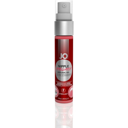 JO Nipple Titillator Strawberry Arousal Gel for Nipple Stimulation - Model T1, Female, Enhances Sensation and Pleasure, Vibrant Red - Adult Naughty Store