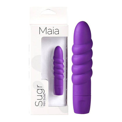 Maia Sugr Twistty Mini Bullet Vibrator - Model 15P - Unisex Pleasure Toy - Purple