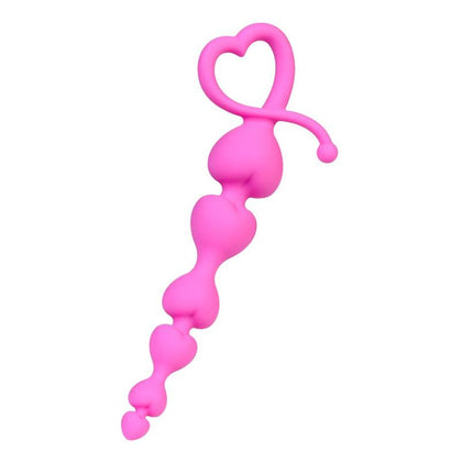 Introducing the Sweety Anal Chain: Sensual Silicone Hearts for Intimate Pleasure (Model #ToDo, Pink)