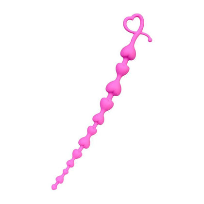 Sweety XYZ Silicone Anal Chain Long - Model XYZ - Unisex Pleasure - Pink