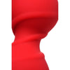 Introducing the Exquisite Pleasure Silicone Anal Plug Trio - Model 3X, for Sensational Stimulation and Delight in Red - Adult Naughty Store