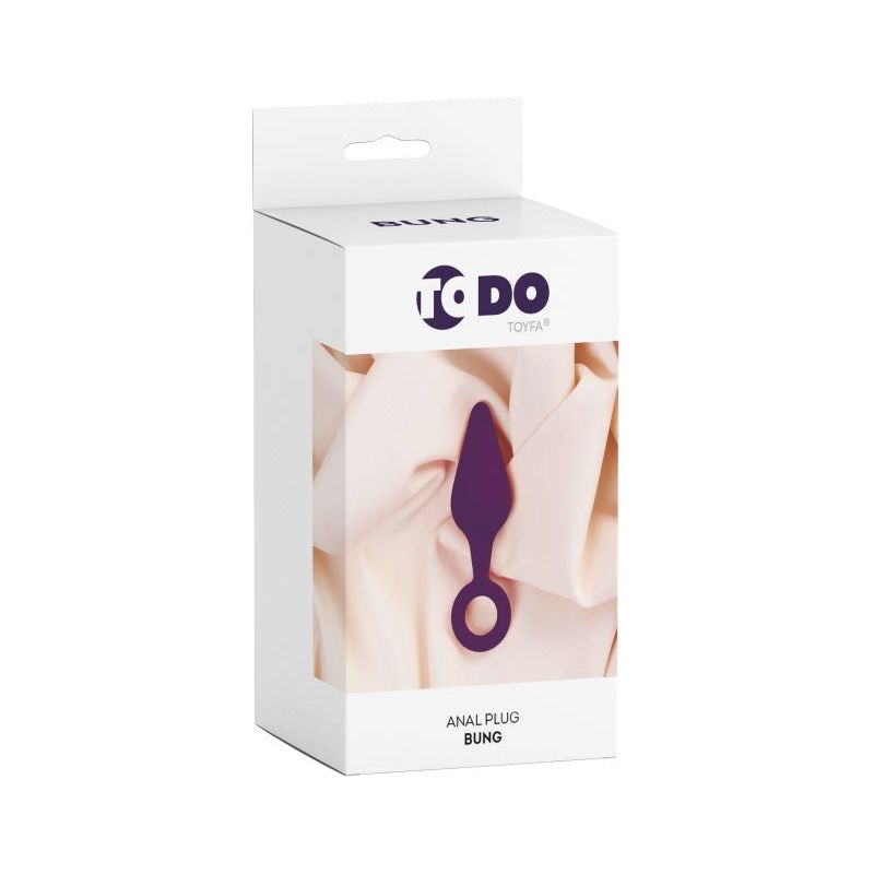 Introducing the Sensual Pleasure Collection: ToDo Bung Anal Plug - Model 8C33S - For Him or Her - Exquisite Violet Delight