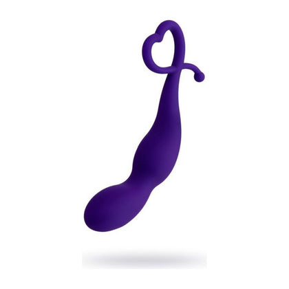 Sensual Delights WLAP-01 Curved Silicone Anal Plug for Alluring Pleasure - Violet