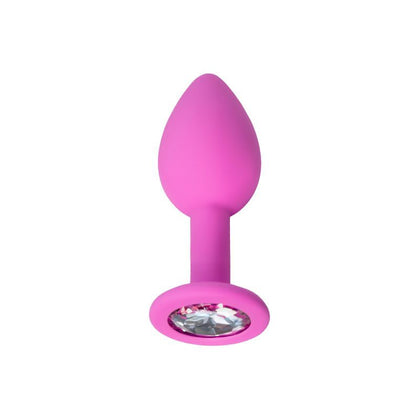 Sensual Pleasure™ Brilliant Anal Plug - Model SP-7C3: Ultimate Pink Silicone Delight for Exquisite Pleasure - Adult Naughty Store