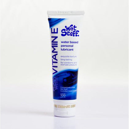 Wet Stuff Vitamin E Water-Based Lubricant for Intimate Pleasure - Model: Plain with Vitamin E - Unisex - Enhances Pleasure - Clear Color - Adult Naughty Store