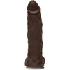 Jason Luv ULTRASKYN 10 Inch Realistic Dildo - Model JL-10, Male, Lifelike Pleasure, Ebony - Adult Naughty Store