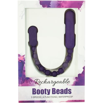 Introducing the SensaFlex™ Rechargeable Booty Beads - The Ultimate Pleasure Experience for All Genders in Passionate Purple! - Adult Naughty Store