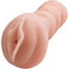 Introducing the SensaFlesh Leila Compact Portable Realistic Pussy Masturbator - Model LMP-2000 - Female Pleasure - Flesh - Adult Naughty Store