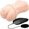 Introducing the SensaTouch Water Activated 3D Vibrating Vagina Masturbator Sleeve - Model X2.0 - for Mind-Blowing Stimulation and Unmatched Pleasure - Flesh - Adult Naughty Store