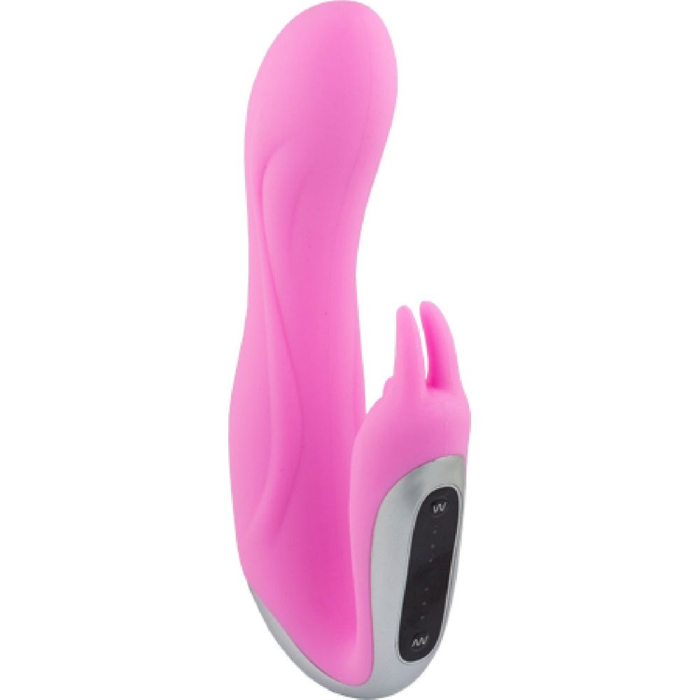 Allure Premium Luxury Silicone Dual-Action Rabbit Vibrator - Model AR-420 - Women's G-Spot and Clitoral Stimulation - Deep Pink