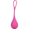 Introducing the Sensual Pleasures Tulipano Kegel Balls - Model TKB-20: The Ultimate Pleasure Experience for Women in Sultry Rose Pink