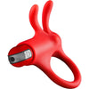 Introducing the Sensual Pleasures Raving Rounder Cockring - Model RR-1001 - Red