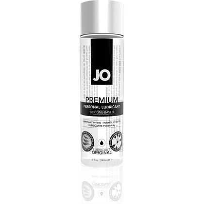 JO Premium Silicone Personal Lubricant - Long Lasting, Non-Sticky, Waterproof - 8 oz - Unisex Pleasure - Clear