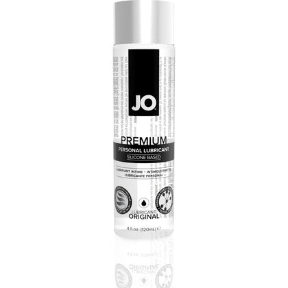 JO Premium Silicone Lubricant - 4 Oz / 120 ml - Long Lasting, Silky Smooth, Waterproof - Ideal for Shower, Tub, or Jacuzzi - Available in Various Sizes