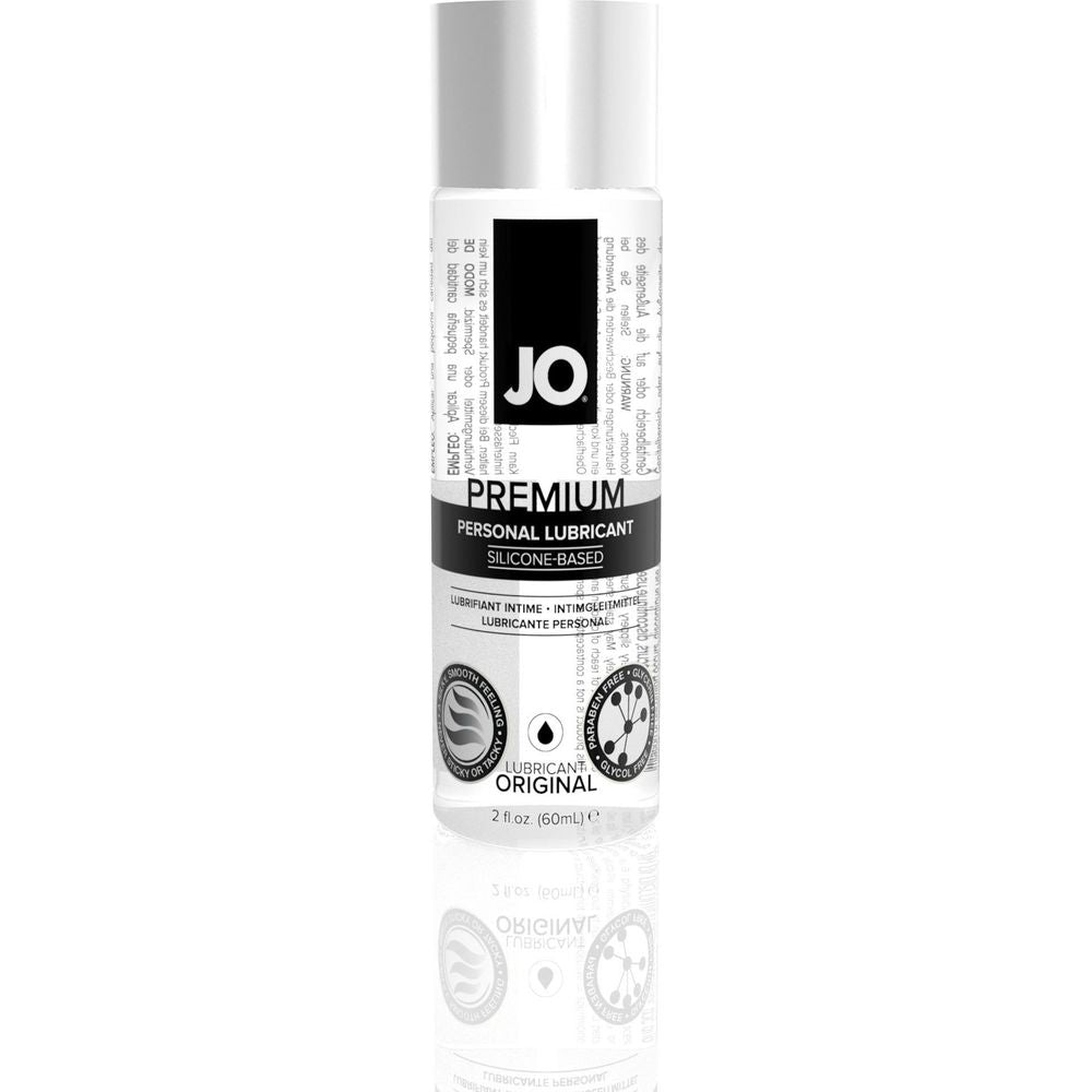 JO Premium Silicone Personal Lubricant - Long-Lasting, Silky Smooth, Waterproof - 2 Oz / 60 ml