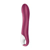 Introducing the Satisfyer Big Heat Warming G-Spot Vibrator - The Ultimate Pleasure Indulgence for Her in Sultry Ruby Red.