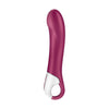 Introducing the Satisfyer Big Heat Warming G-Spot Vibrator - The Ultimate Pleasure Indulgence for Her in Sultry Ruby Red.