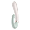 Satisfyer Heat Wave Connect App Warming Rabbit Vibrator - Model SW-20R: The Ultimate Pleasure Experience for Her, Intensified G-Spot Stimulation, Mint - Adult Naughty Store