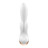 Satisfyer Double Flex App Rabbit Vibrator SF-001 - Ultimate Pleasure for Women - White - Adult Naughty Store