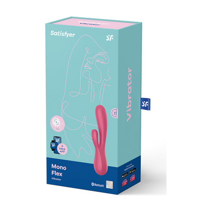 Introducing the Satisfyer Mono Flex Red: The Ultimate Dual Stimulation Silicone Vibrator for Women