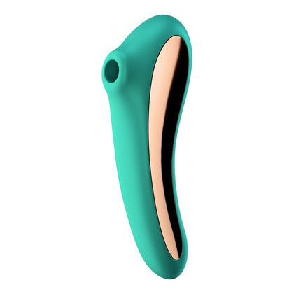 Satisfyer Dual Kiss Green: Powerful Pleasure for Her - Model DKG-001 - Clitoral and G-Spot Stimulator - Female - Green