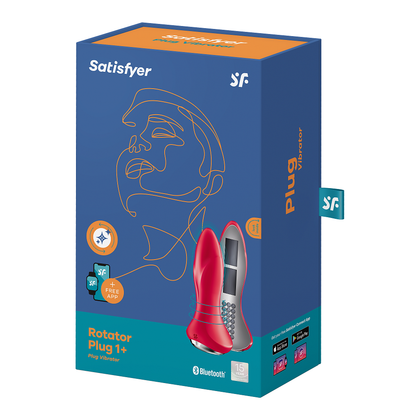 Satisfyer Rotator Plug 1+ Red: The Ultimate Dual Stimulation Anal Pleasure for Him and Her
