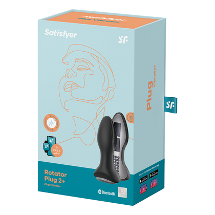 Satisfyer Rotator Plug 2+ Black: The Ultimate Pleasure Experience for Intense Anal Stimulation and Prostate Massage