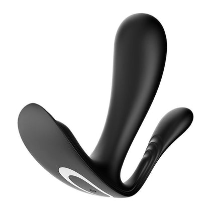 Satisfyer Top Secret+ Wearable Vibrator - Model TS-500 - For Women - G-Spot and Clitoral Stimulation - Dual Shaft - Anal Play - Deep Purple