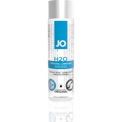 JO H2O Water Based Lubricant - Long Lasting Silky Smooth Lubrication for Enhanced Pleasure - 4 oz / 120 ml