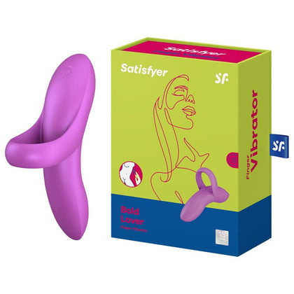 Satisfyer Bold Lover Finger Vibrator | Model B-12 | Gender-Neutral | Targeted Nipple Stimulation | Midnight Black
