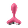 Satisfyer Game Changer G-Plug 01 Vibrating Silicone Anal Plug - Unisex Pleasure - Pink - Adult Naughty Store