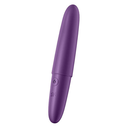 Satisfyer Ultra Power Bullet 6 - Compact Rechargeable Silicone Vibrating Bullet for Intense Pleasure - Model Number: ULTRA6 - Suitable for All Genders - Designed for Broad Stimulation - Available in Turquoise and Purple
