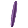 Satisfyer Ultra Power Bullet 6 - Compact Rechargeable Silicone Vibrating Bullet for Intense Pleasure - Model Number: ULTRA6 - Suitable for All Genders - Designed for Broad Stimulation - Available in Turquoise and Purple
