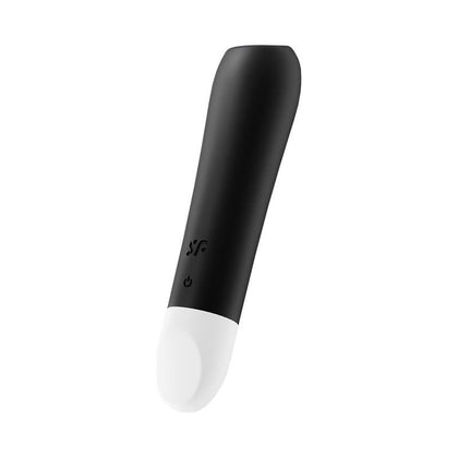 Satisfyer Ultra Power Bullet 2 - Compact Silicone Lipstick Vibrator for Targeted Stimulation - Model UBP2 - Female Pleasure - Black/Purple