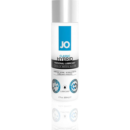 JO Hybrid Personal Lubricant - Silicone and Water-Based Blend for Long-Lasting Pleasure - 2 oz / 60 ml - Unisex - Intimate Lubrication for Enhanced Sensations - Clear