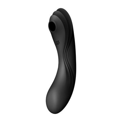 Satisfyer Curvy Trinity 4 - Versatile Air Pulse Stimulator, Lay-On Vibrator, and G-Spot Vibrator for All Genders - Multifunction Pleasure Toy in Elegant Black