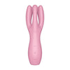 Satisfyer Threesome 3 Layon Vibrator Pink - The Ultimate Pleasure Experience for Women - Adult Naughty Store