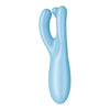 Satisfyer Threesome 4 Connect App Layon Vibrator - The Ultimate Pleasure Experience for Her, in Sensual Blue