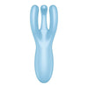 Satisfyer Threesome 4 Connect App Layon Vibrator - The Ultimate Pleasure Experience for Her, in Sensual Blue