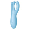 Satisfyer Threesome 4 Connect App Layon Vibrator - The Ultimate Pleasure Experience for Her, in Sensual Blue