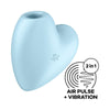 Satisfyer Cutie Heart - Blue: A Delightful Dual-Action Clitoral Stimulator for Intense Pleasure