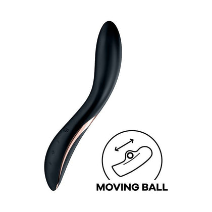 Introducing the Satisfyer Rrrolling Explosion G-Spot Vibrator - Model RS-5000 for Women - Pleasure in Deep Blue