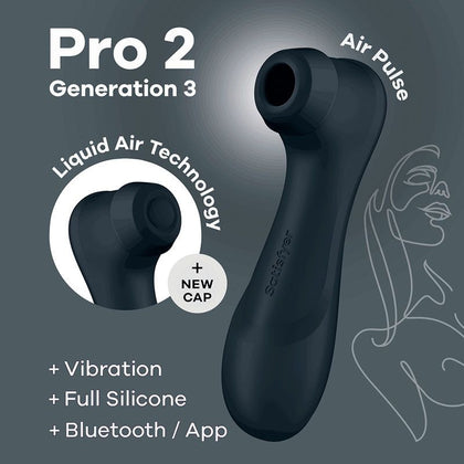 Introducing the Sensuous Satisfyer Pro 2 Gen3 App-Controlled Clitoral Stimulator - The Ultimate Pleasure Experience