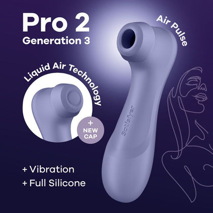Introducing the SensuaLuxe Satisfyer Pro 2 Gen3: The Ultimate Pleasure Powerhouse for Clitoral Stimulation in Opulent Rose Gold
