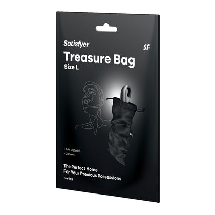 Satisfyer Pro 2 Size L Elegant Black Toy Storage Bag for Medium-Sized Pleasure Toys