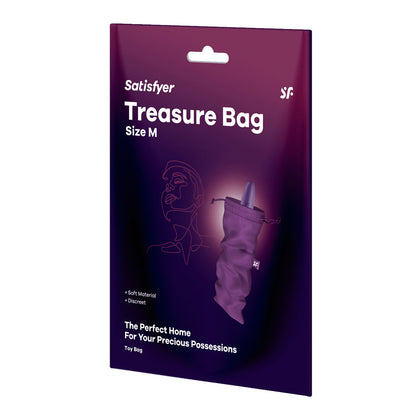Satisfyer Toy Bag Medium - Treasure Bag M For Small Sex Toys - Unisex Storage - Violet