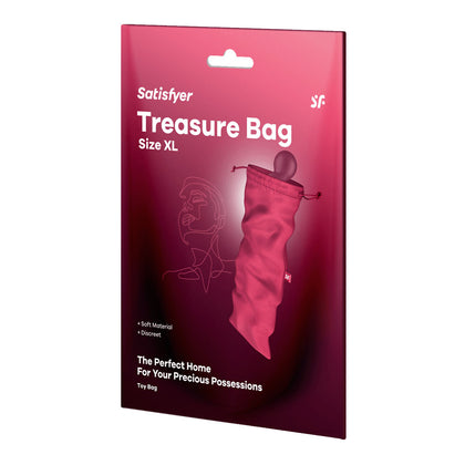 Satisfyer XL-001 Unisex Pink Pleasure Toy Storage Bag for Large Toys.